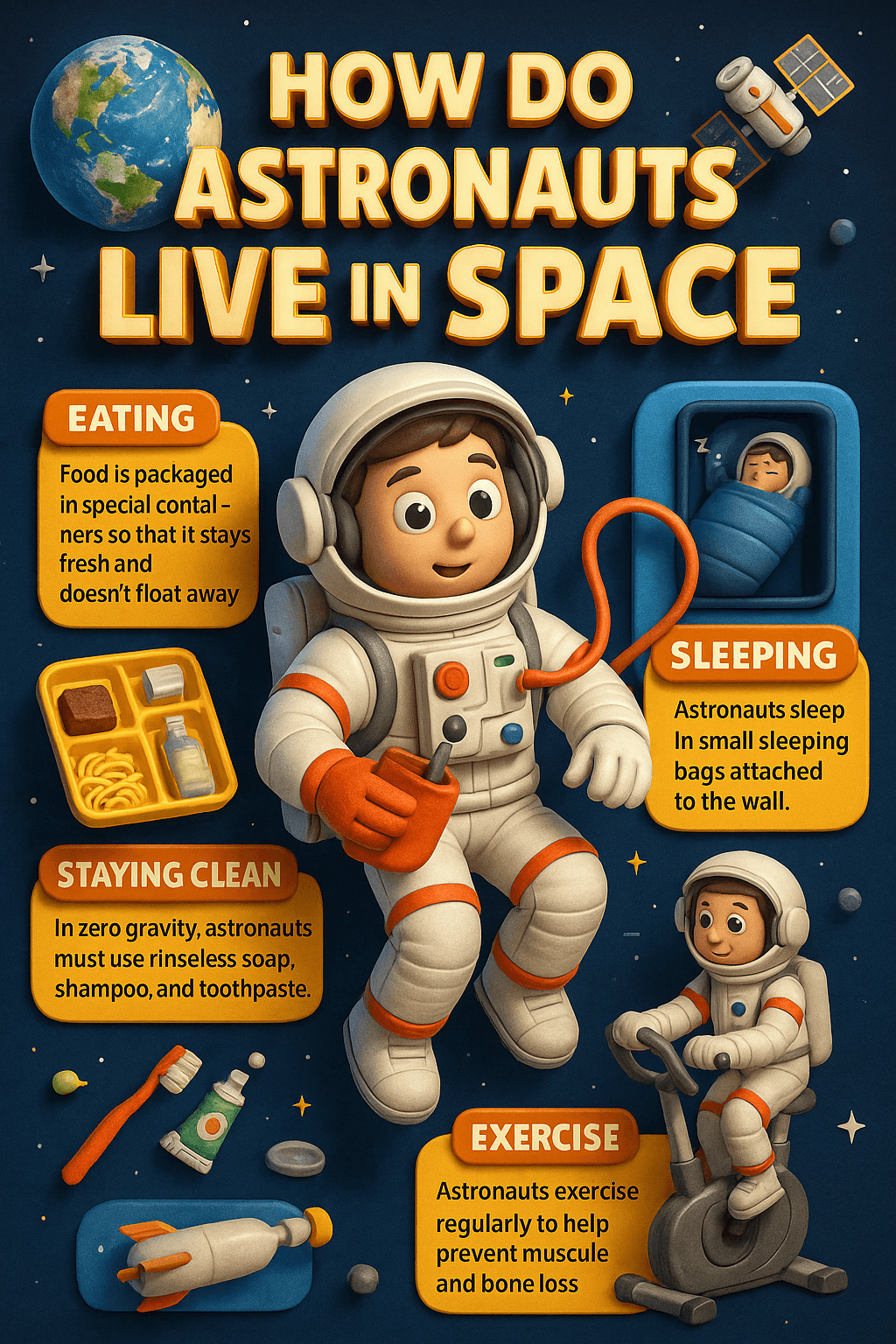 3D Educational Posters for Kids